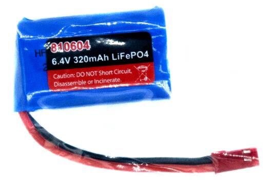 Joysway Battery LiFe 2S 6.4V 320mAh 44x27x14mm BEC JST / JOY810604