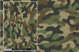 HRC Racing Aufkleber 200x280mm Camo type 1 / HRC2021C1