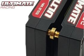 Ultimate Racing Stecker Gold 5,0 mm DUAL-BATTERIE-STECKER...