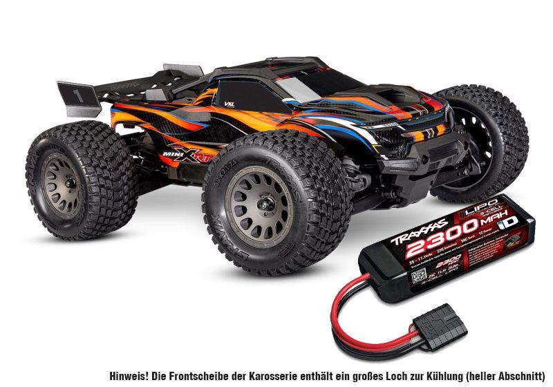 TRAXXAS MINI-XRT 3S-Power 4x4 orange 1/16 MT RTR V1 +2824X / TRX108076-V1XORNG