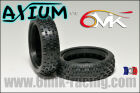 6MIK "AXIUM" Front 2wd Tyres - Green compound (pair) / T103V