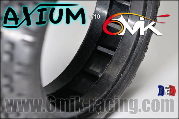 6MIK "AXIUM" Front 2wd Tyres - Silver compound (pair) / T103S