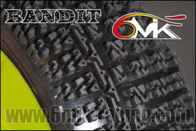 6MIK "Bandit" Tyres - 9/22 compound (pair) / T8922