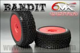 6MIK "Bandit" Tyres glued on rims - CS compound...
