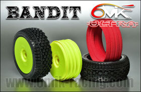 6MIK "Bandit" Tyres in Blue compound + rims +...