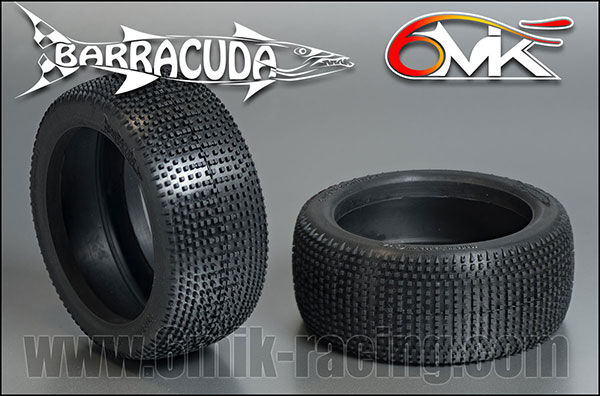 6MIK "Barracuda" Tyres - White compound (pair) / T14W