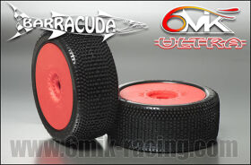 6MIK "Barracuda" Tyres glued on rims - Blue...