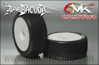 6MIK "Barracuda" Tyres glued on rims - White compound (pair) / TU14W