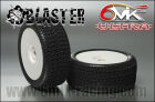 6MIK "Blaster" Tyres glued on rims - White compound (pair) / TU9W