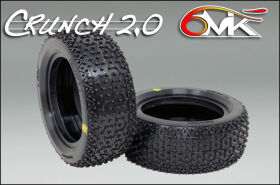 6MIK "CRUNCH 2.0" Front Tyres - Red compound...
