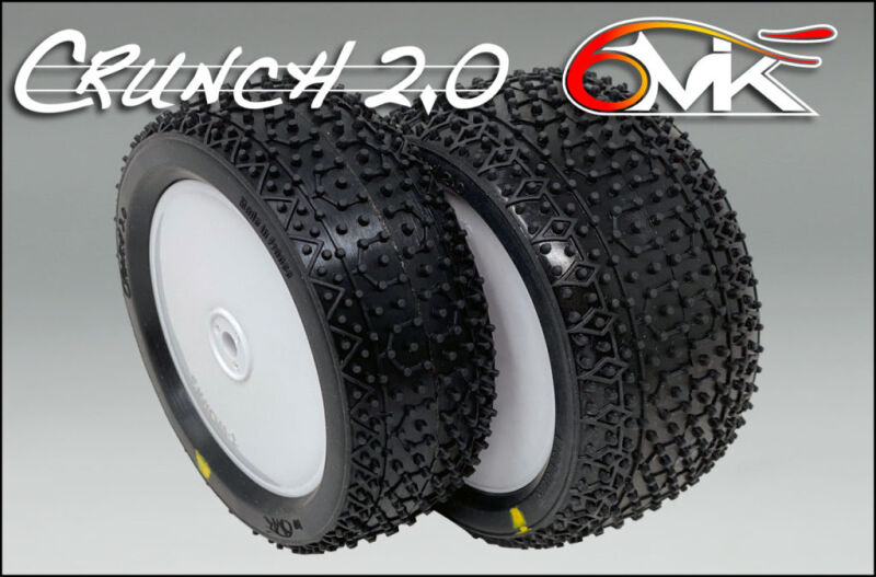 6MIK "CRUNCH 2.0" Front Tyres - Yellow compound (pair) / T106Y