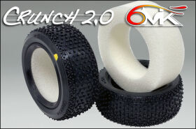 6MIK "CRUNCH 2.0" Front Tyres in Orange...