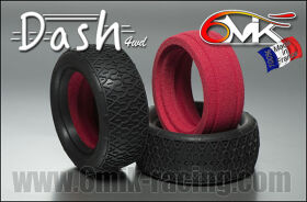 6MIK "DASH" 4wd Tyres in Pink compound + Ultra...