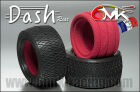 6MIK "DASH" Rear Tyres in Pink compound + Ultra inserts (pair) / TI108CS