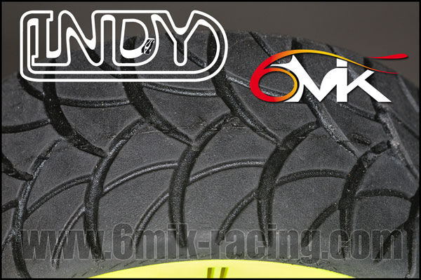 6MIK "Indy" Tyres - compound 40° Shore (pair) / T50040