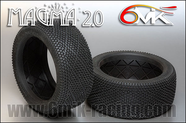 6MIK "Magma 2.0" Tyres - Green compound (pair) / T16V