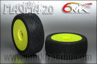 6MIK "Magma 2.0" Tyres glued on rims - Green compound (pair) / TU16V