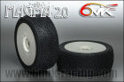 6MIK "Magma 2.0" Tyres glued on rims - Inter compound (pair) / TU16I