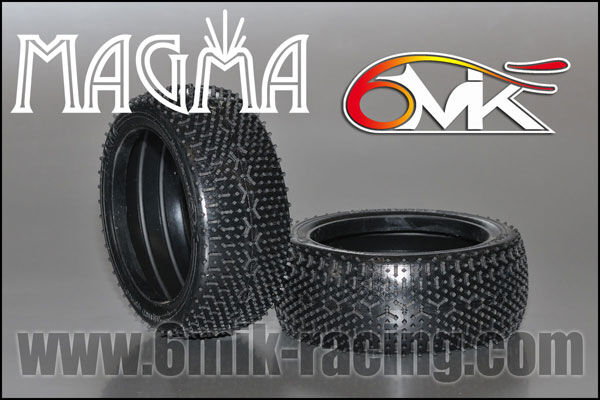 6MIK "Magma" Tyres - Green compound (pair) / T4V
