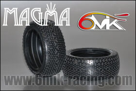 6MIK "Magma" Tyres - Green compound (pair) / T4V