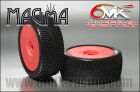 6MIK "Magma" Tyres glued on rims - CS compound (pair) / TD4CS