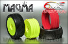6MIK "Magma" Tyres in Blue compound + rims + Inserts (pair) / TK4B