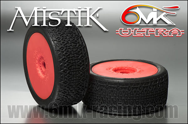 6MIK "Mistik" Tyres glued on rims - Blue compound (pair) / TU13B