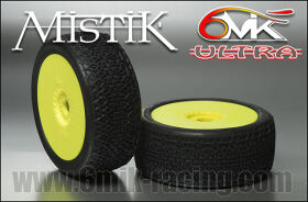 6MIK "Mistik" Tyres glued on rims - Green...
