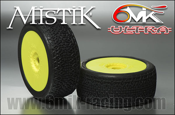 6MIK "Mistik" Tyres glued on rims - Inter compound (pair) / TU13I