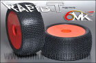 6MIK "Rapid-T" Tyres glued on rims - Fire compound (pair) ULTRA (pair) / TU11F