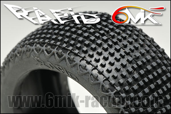 6MIK "Rapid" Tyres - Green compound (pair) / T10V