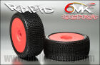 6MIK "Rapid" Tyres glued on rims - Blue compound (pair) / TU10B