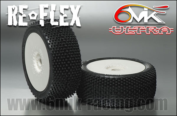 6MIK "Reflex" Tyres glued on rims - CS compound (pair) / TU7CS