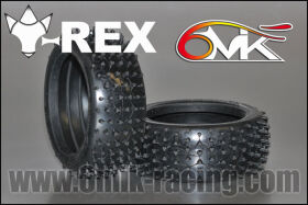 6MIK "T-Rex" Tyres - Green compound (pair) / T3V
