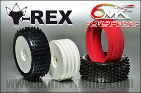6MIK "T-Rex" Tyres in Green compound + rims +...