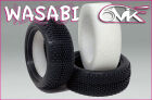 6MIK "WASABI" Front Tyres in Yellow compound + Ultra inserts (pair) / TMH111Y