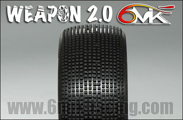 6MIK "Weapon 2.0" Tyres - Inter compound (pair) / T15I