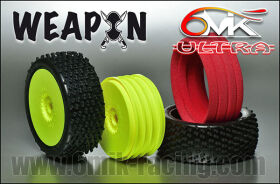 6MIK "Weapon" Tyres in CS compound + rims +...