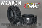 6MIK "Weapon" Tyres- Blue compound (pair) / T1B