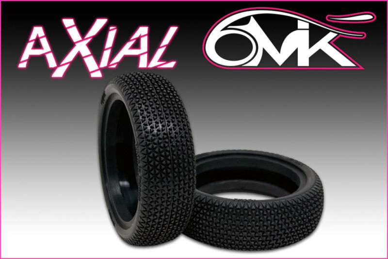 6MIK « AXIAL » Front 2wd Tyres - Blue compound (pair) / T113B