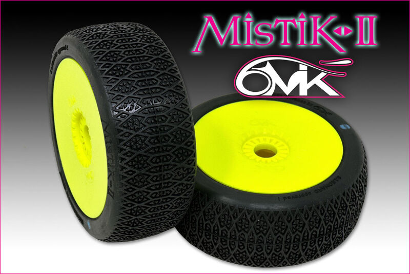 6MIK « Mistik 2 » Tyres glued on rims - Inter compound (pair) / TU22I