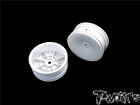 6MIK 1/10 Buggy Rims - 2WD White (pair) / TE218A