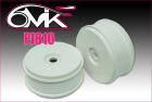 6MIK 1/8 Buggy white « Mega » Rims (pair) / PJ810