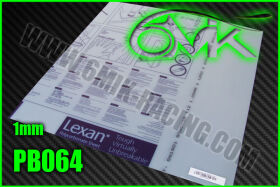 6MIK 1mm lexan sheet - 62x41 cm / PB064*