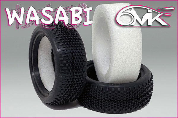 6MIK  1/10 Front Foam Insert - SLIM (pair for Wasabi) / PM113S