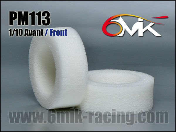 6MIK  1/10 Front Foam Insert (pair) / PM113*