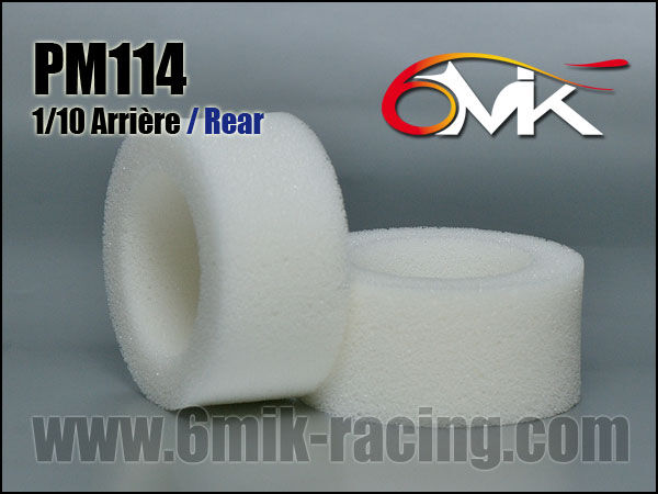 6MIK  1/10 Rear Foam Insert (pair) / PM114*