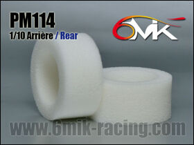 6MIK  1/10 Rear Foam Insert (pair) / PM114*