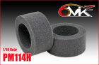 6MIK  Black 1/10 Rear Foams (harder / pair) / PM114H