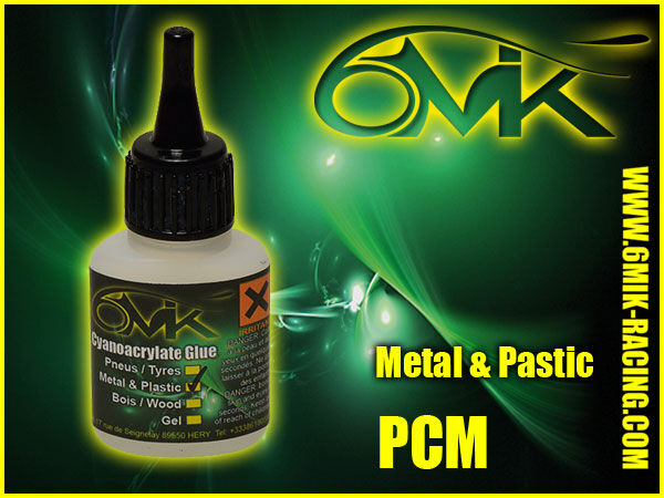 6MIK  C.A. Glue special METAL & PLASTIC / PCM*